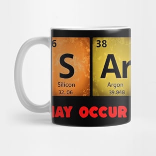 Sarcastic Chemistry: Periodically Witty T-Shirt Mug